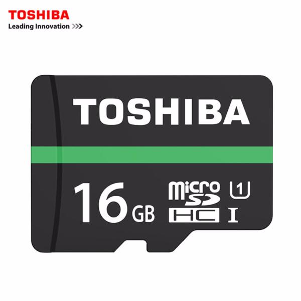 Thẻ nhớ MicroSDHC Toshiba M202 UHS-I U1 16GB 80MB/s - chuyên dành cho camera (Đen)