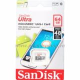 Thẻ Nhớ MicroSDXC SanDisk Ultra 64GB 48MB/s