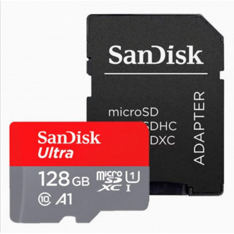 Thẻ nhớ SanDisk Micro SDHC A1 Ultra C10 100MB/s 128GB (With adapter)