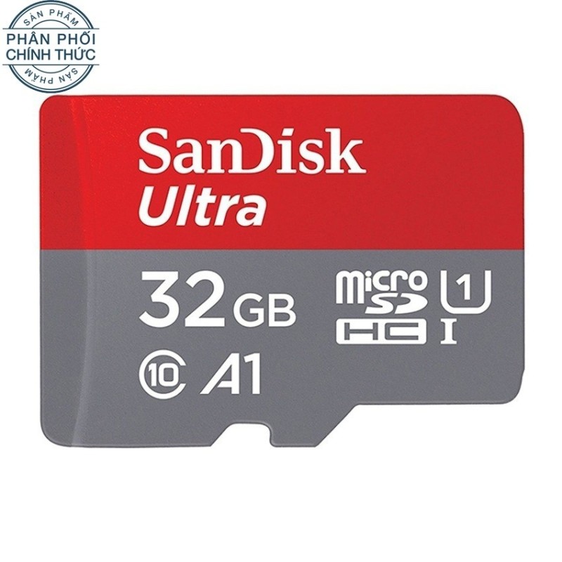 Thẻ nhớ Sandisk Micro SDHC A1 Ultra C10 98MB/s 32GB - Hãng phân phối chính thức
