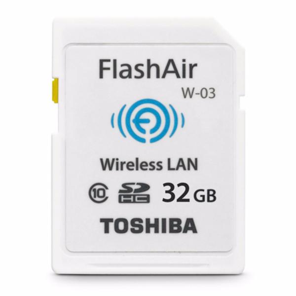 Thẻ nhớ SDHC Toshiba Wi-Fi Flashair 32GB (Trắng)