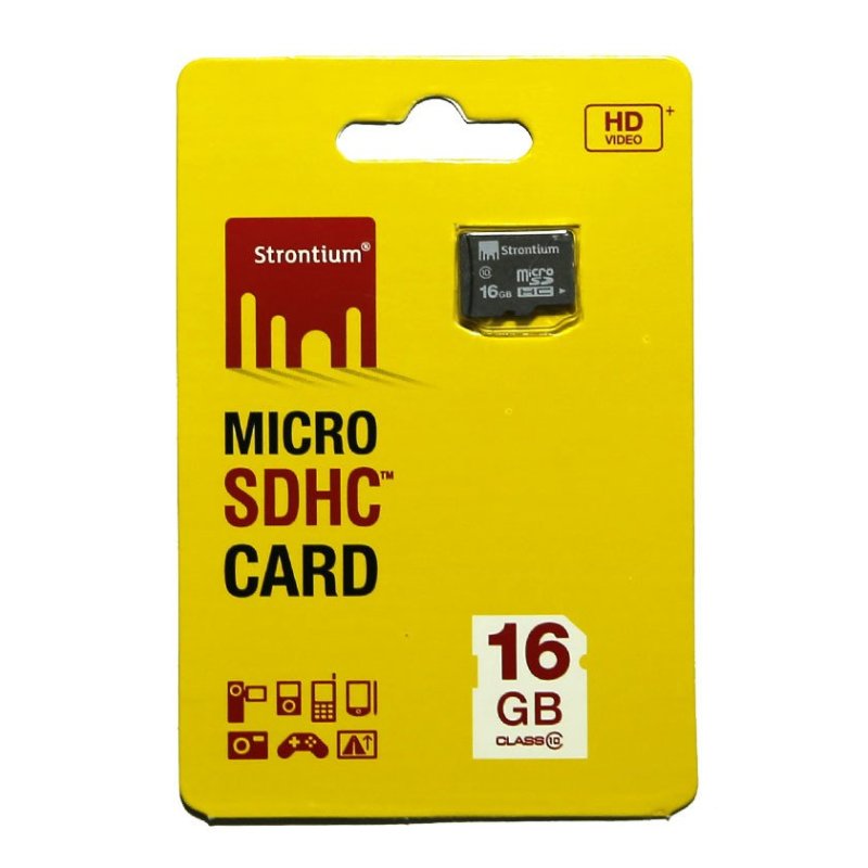 Thẻ nhớ Strontium MicroSD Class 10 16GB (Đen)