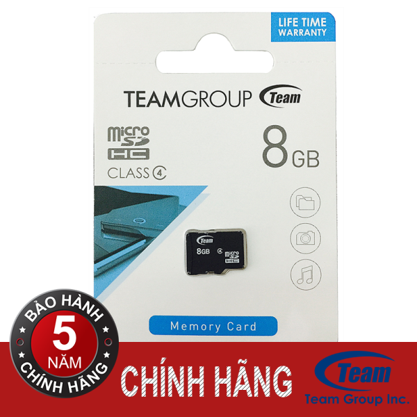 Thẻ nhớ Team MicroSDHC 8GB (Đen)
