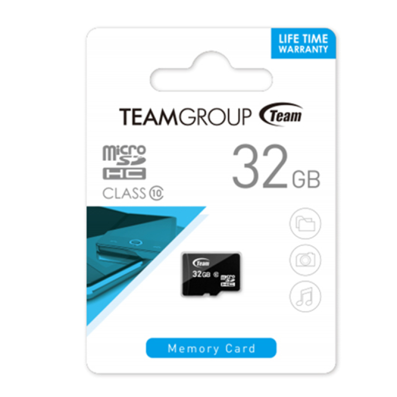 Thẻ nhớ Team Taiwan MicroSDHC Class 10 32GB (Đen)