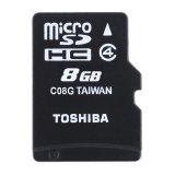 Thẻ nhớ Toshiba MicroSD 8GB Class 4