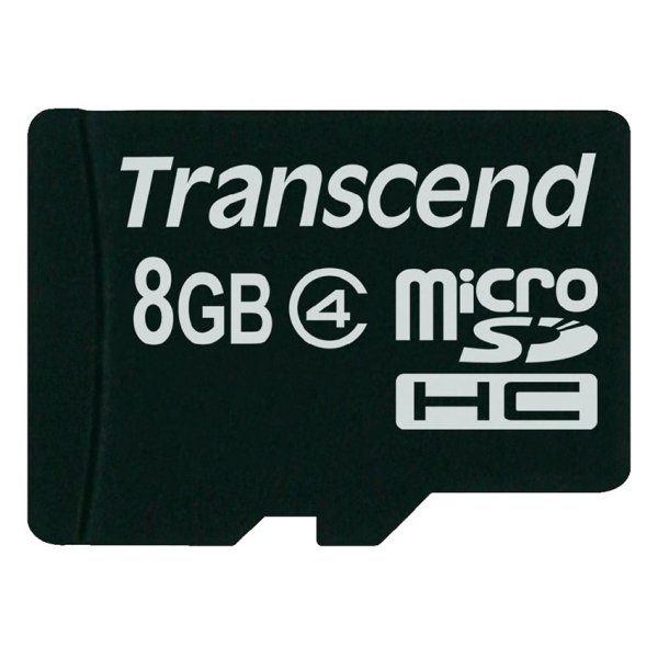 Thẻ nhớ Transcend 8GB TS8GUSDC4 Micro SDHC (Đen)