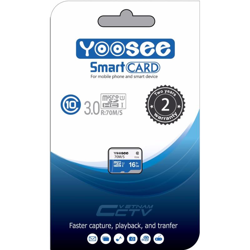 Thẻ nhớ YOOSEE 16GB chuyên dụng cho camera Yoosee, tốc độ 70M/S