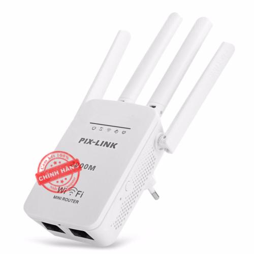 Thiết bị kích sóng wifi kiêm chức năng router PIX-LINK WR09 chuẩn  Wireless-N (Trắng)