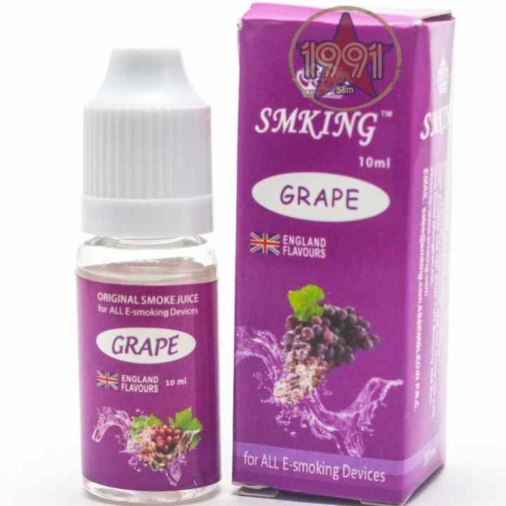 Tinh dầu thuốc lá điện tử SMKING hương nho 10ml