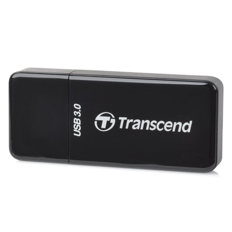 Transcend RDF5 Tốc Độ Cao USB 3.0 TF/SD Đầu Đọc Thẻ 2 trong 1 HỖ TRỢ UHS-I Flash Card -màu đen (128 gb) -quốc tế
