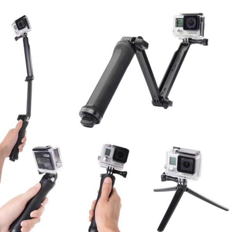 Tripod Stand Grip 3-way for action camera - Gậy 3 khúc