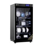 Tủ chống ẩm Nikatei NC-50S SILVER (50 lít) + Da cừu lau len ( Da thật)