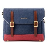 Túi máy ảnh Herringbone Postman Medium (Xanh Navy)
