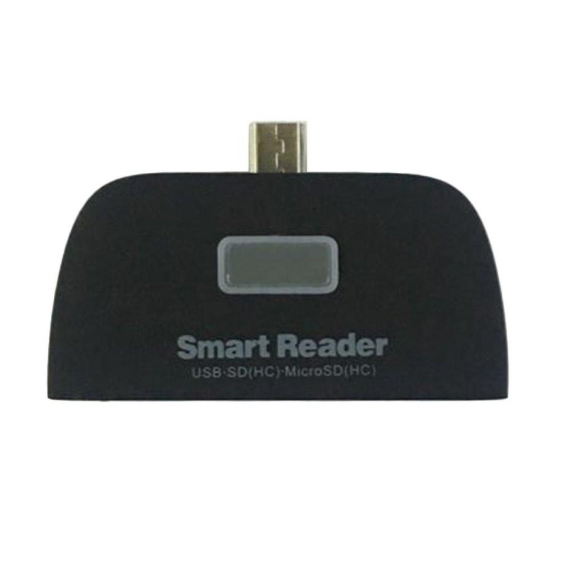 Bảng giá UINN 4-In-1 USB 2.0 SD Smart Card Reader TF OTG Adapter With Micro USB Charge Port - intl Phong Vũ