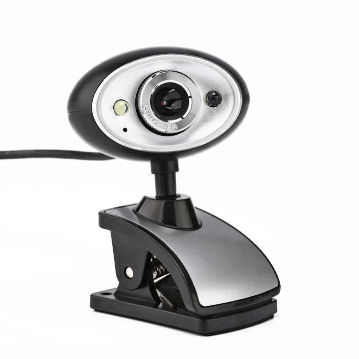 Webcame USB Độ Phân Giải HD 16MP Có Mic Cho Các Loại Máy Tính (Bạc) - Quốc tế