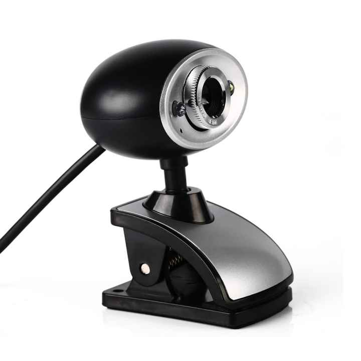 Webcame USB Độ Phân Giải HD 16MP Có Mic Cho Các Loại Máy Tính (Bạc) - Quốc tế