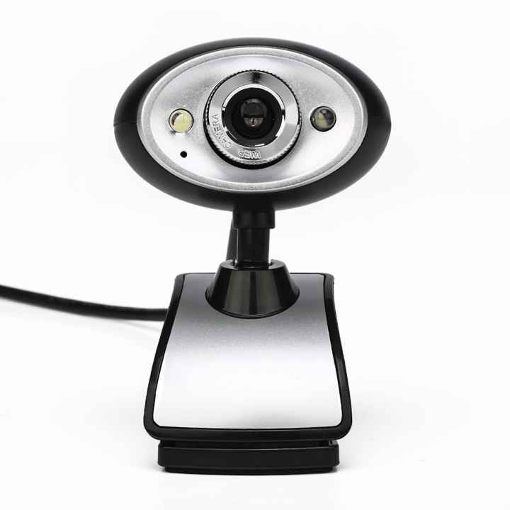 Webcame USB Độ Phân Giải HD 16MP Có Mic Cho Các Loại Máy Tính (Bạc) - Quốc tế