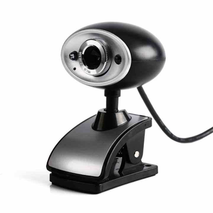 Webcame USB Độ Phân Giải HD 16MP Có Mic Cho Các Loại Máy Tính (Bạc) - Quốc tế
