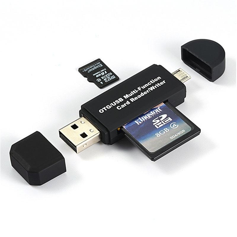Bảng giá USB 2.0 Mini Đầu Đọc Thẻ Đầu Đọc SD TF T-Flash Tốc Độ Cao Di Động Đa Năng-quốc tế Phong Vũ