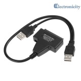 USB 2.0 to SATA Converter Adapter Cable For 2.5/3.5” SATA HDD Hard Drive Disk