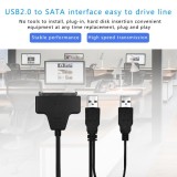 USB 2.0 to SATA Converter Adapter Cable For 2.5/3.5” SATA HDD Hard Drive Disk