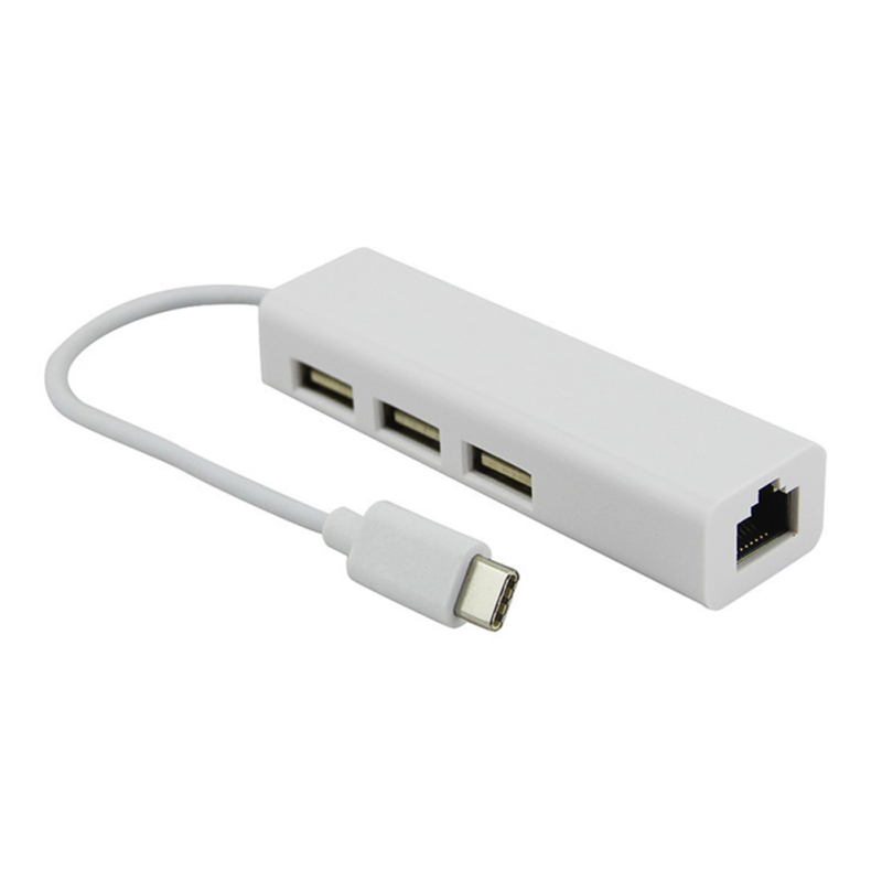 Bảng giá Bộ Adapter C Cổng Ethernet USB 3.1 Loại C sang USB 3.0 3 Cổng Tốc Độ Cao - Quốc Tế Phong Vũ