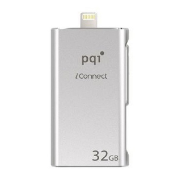 USB cho iPhone OTG PQI iConnect 3.0 32Gb, bộ nhớ ngoài cho iPhone/ iPad/ Tặng Cáp OTG kết nối cho thiết bị Android