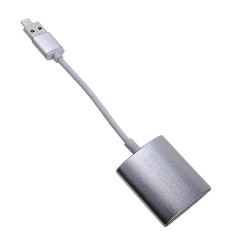 USB 3.0 Micro USB sang Micro SD XC SD TF Đầu Đọc Thẻ Nhớ Adapter (Bạc)-quốc tế
