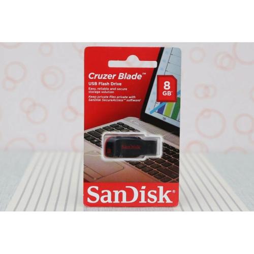 USB Sandisk Cruzer Blade CZ50 8GB (Đen đỏ) Hãng phân phối chính
