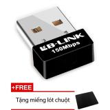 Usb thu wifi lb-link bl-wn151 nano + tặng miếng lót chuột