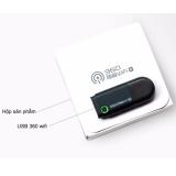 USB Wifi Mini Router 360 thế hệ 3 tốc độ 300Mbps (màu đen)
