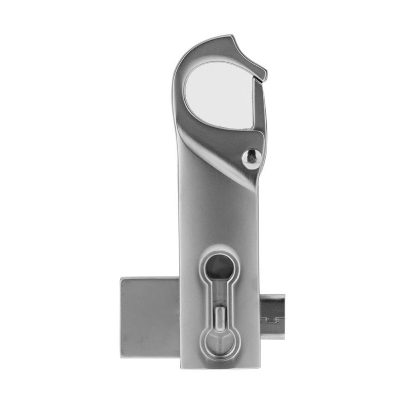 Bảng giá USB2.0 Port OTG2.0 Metal Cased Buckle Type Rotary Flash Memory Disk(Silver)-4G - intl Phong Vũ