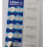 Vỉ 5 viên pin cúc áo Lithium CR2016
