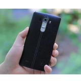 Vỏ lắp lưng da thay thế cho LG G4 (xanh tim than)