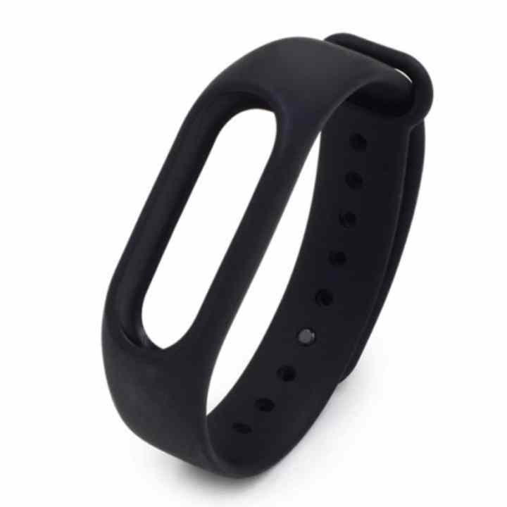 Vòng đeo tay thay thế cho đồng hồ Xiaomi Miband 2 (Đen)