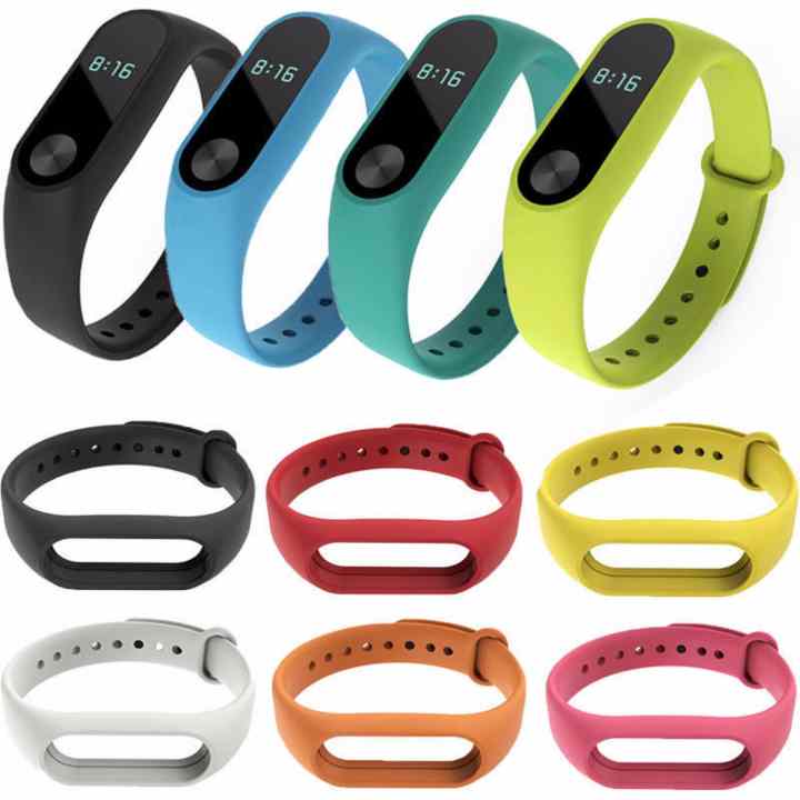 Vòng đeo tay thay thế cho đồng hồ Xiaomi Miband 2 (Đen)