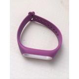 Vòng đeo thay thế Miband 2 Mijobs (Tím viền trắng)