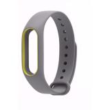 Vòng đeo thay thế Miband 2 Mijobs (Xám viền vàng)