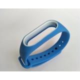 Vòng đeo thay thế Miband 2 Mijobs (Xanh viền trắng)