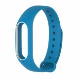 Vòng đeo thay thế Miband 2 Mijobs (Xanh viền trắng)