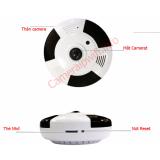 VR Camera IP xài app YOOSEE Panoramic xoay 360 độ (Hàng nhập khẩu) - Phân phối bởi Miracles Company