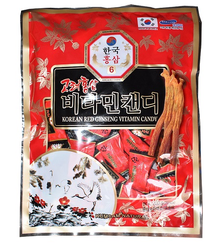 Combo 10 bịch kẹo sâm hàn quốc 200gr/bịch