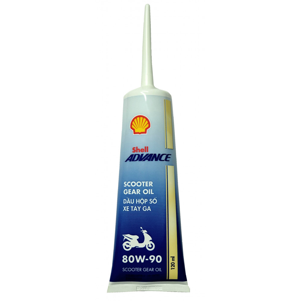 Nhớt hộp số xe tay ga shell advance scooter gear oil 120ml