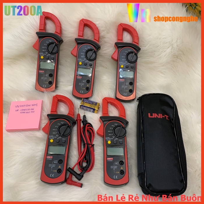 Ampe Kìm Đo Dòng Điện AC/DC UT200A