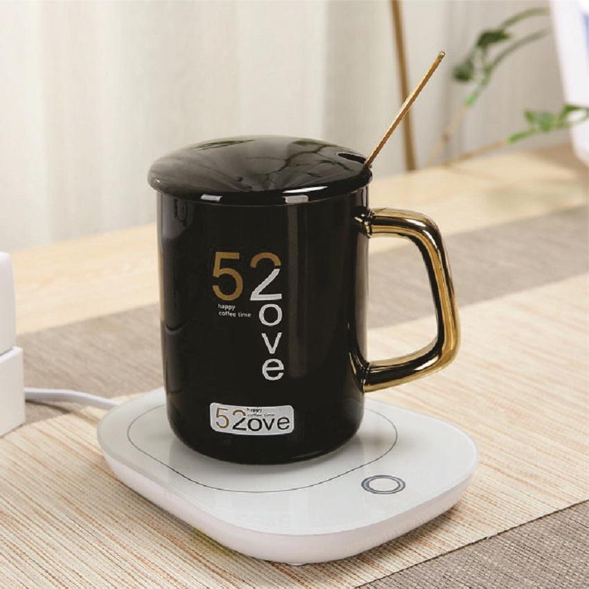 Ly sứ thìa váng cao cấp 52OVE 400ml ( Trắng, đen )