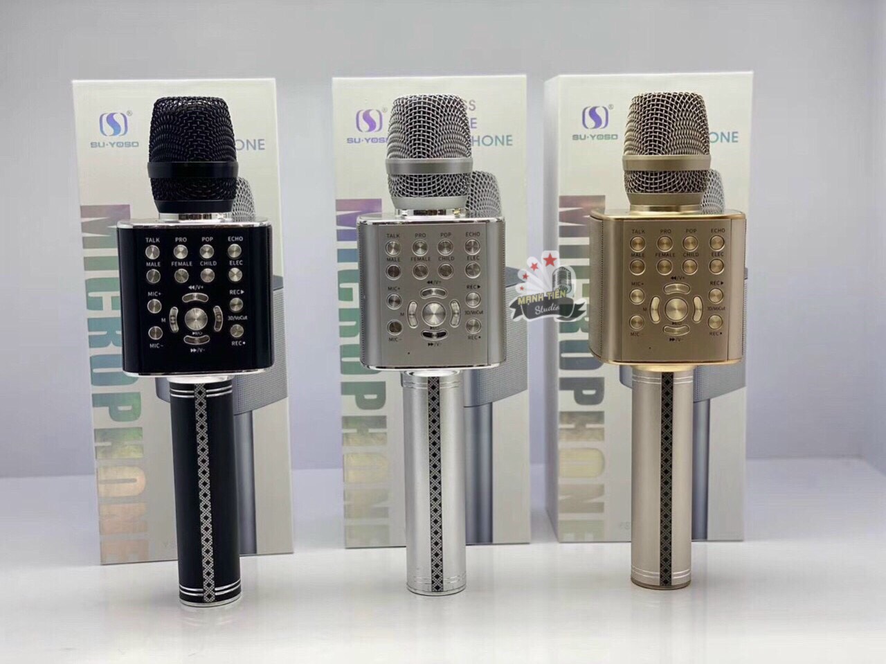 [ hàng nhập khẩu ] Micro Hát Karaoke Bluetooth YS-96, Mic Kiêm Loa, dung lượng lớn Âm Vang Ấm- Mic Hát Karaoke Cầm Tay Mini Micro Hát Trên Xe Hơi, Mic Không Dây Thế Hệ Mới BẢO HÀNG 1 NĂM