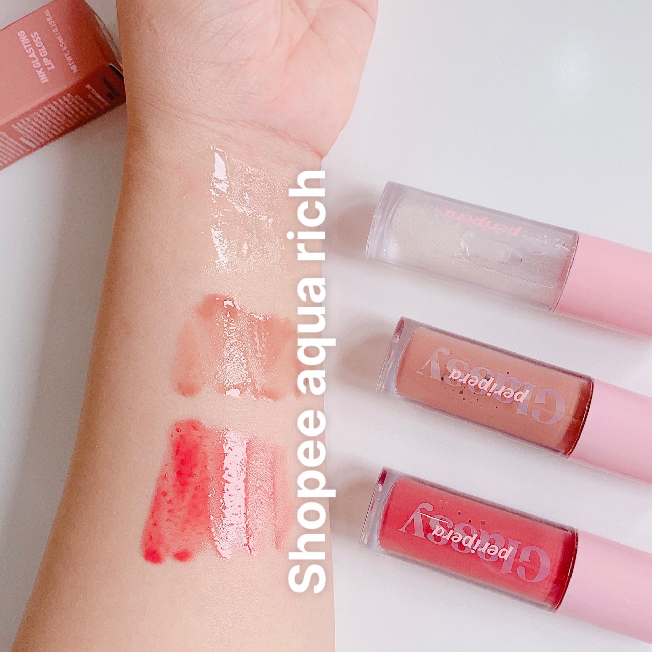 Son Tint Bóng Peripera Ink Glasting Lip Gloss [01-02-03-04-05-06-07-08-09-12-13-14-P01]