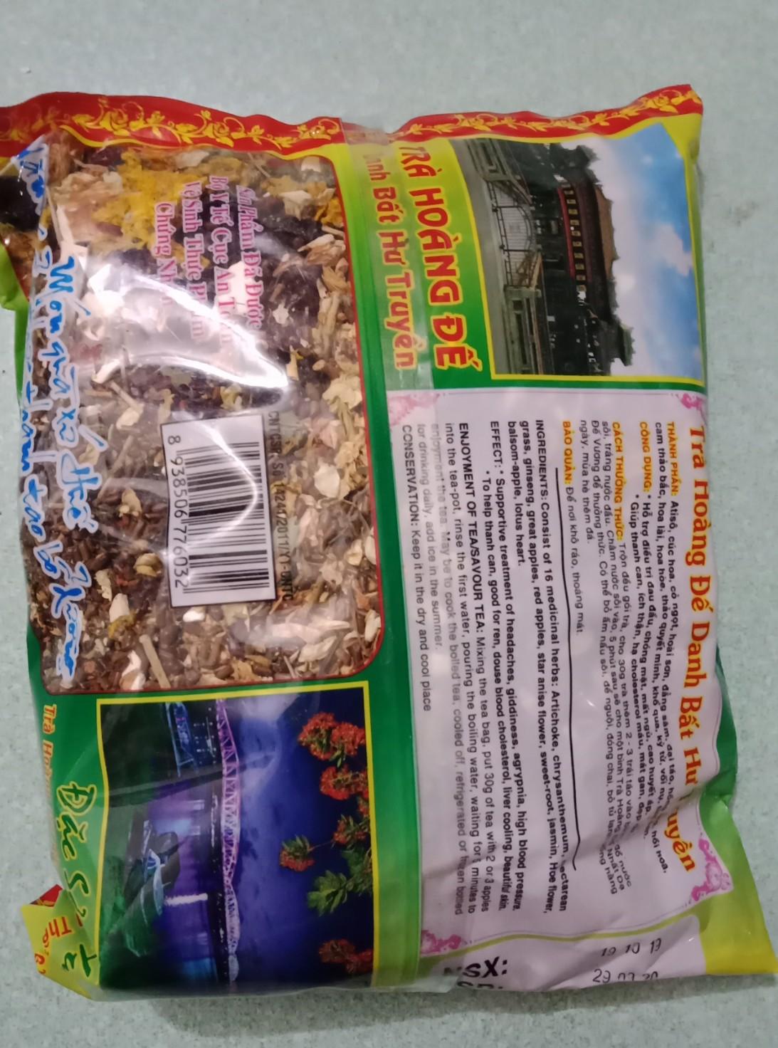 3 trà cung đình huế G9 , ĐẶC SẢN HUẾ ( 3 gói x 500g )