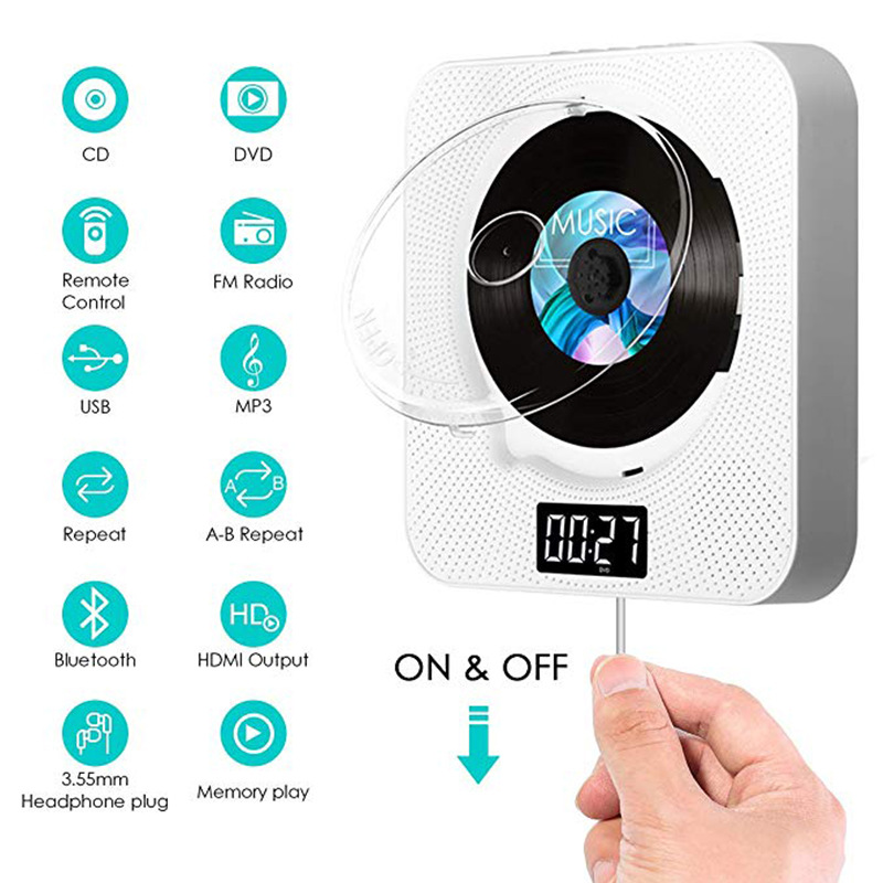 Máy Chạy Đĩa DVD Player Ver. 2 Kết Hợp Loa Bluetooth