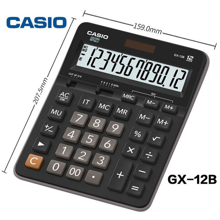 Máy tính tiền casio mx/ax/dx/gx12b/14b chính hãng bảo hành 7 năm